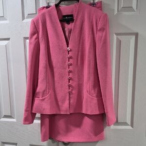 Sag Harbor Women's Pink Blazer Suit Jacket